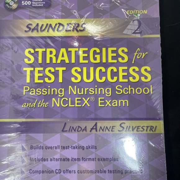 SAUNDERS STRATEGIES FOR TEST SUCCESS: PASSING NURSING Silvestri Phd Rn CD-ROM - Picture 1 of 9